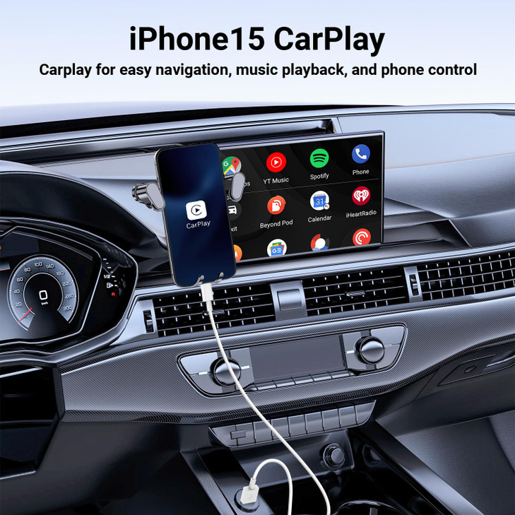 Car Carplay Cable for Apple iPhone 17 16 15 Pro Plus Max Plus, [3-Pack,3.3FT+3.3FT+6FT] USB A to USB C for Carplay USB C Cord, USB C Cable for iPad P