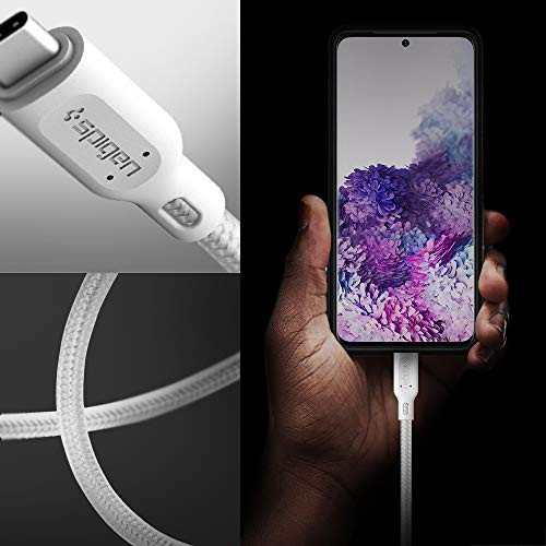 Spigen DuraSync 60W [4.9ft] USB C to USB C Cable Power Delivery PD Fast Charging Cable Type C for iPhone 16 15 Pro Max Plus Galaxy S24 S23Ultra Plus