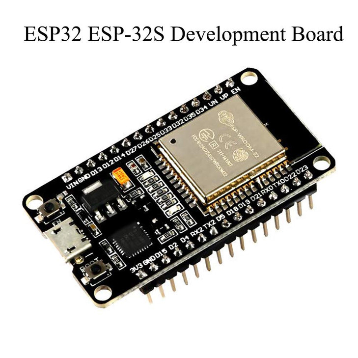 5PCS ESP-WROOM-32 ESP32 ESP-32S Development Board 2.4GHz Dual-Mode WiFi + Bluetooth Dual Cores Microcontroller Processor Integrated with Antenna RF A