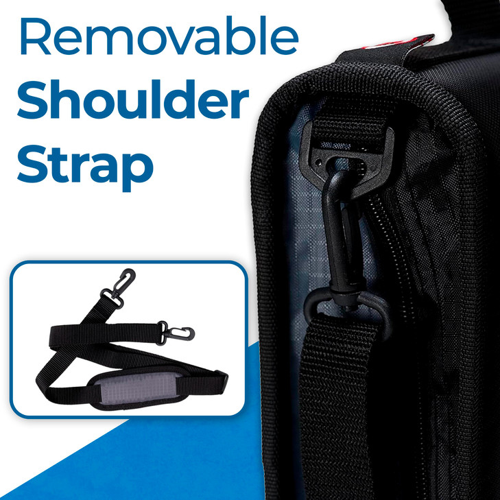 Case-it Universal Zipper Binder | 2-Inch O-Rings, 13-Inch Laptop/Tablet Padded Pocket, 400 Sheet Capacity, Multiple Storage Pockets & Shoulder Strap