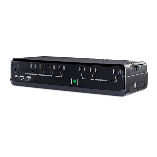 CyberPower SL700U Standby UPS Battery Backup and Surge Protector, 700VA/370W, 8 Outlets, Slim Profile, UL Certified