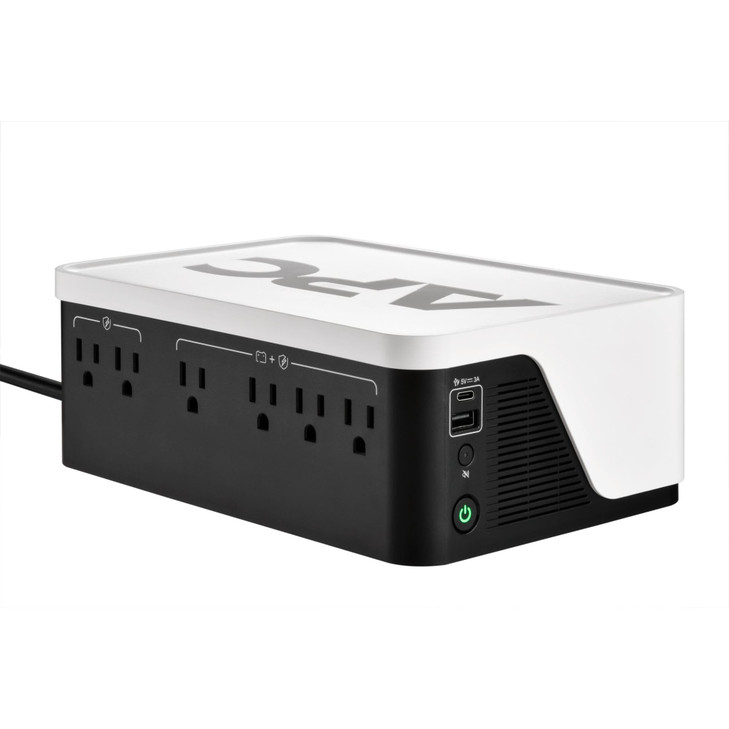 APC UPS Battery Backup, 700VA UPS with 4 Backup Battery Outlets, Type C USB Charging, BE700G3 Back UPS