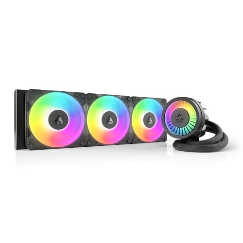 ARCTIC Liquid Freezer III Pro 360 A-RGB - AIO CPU Cooler, 3 x 120 mm Water Cooling, 38 mm Radiator, PWM Pump, VRM Fan, AMD AM5/AM4, Intel LGA1851/170