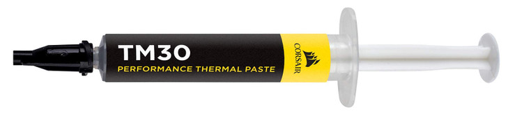Corsair TM30 Performance Thermal Paste | Ultra-Low Thermal Impedance CPU/GPU | 3 Grams|w/applicator, Silver for Desktop
