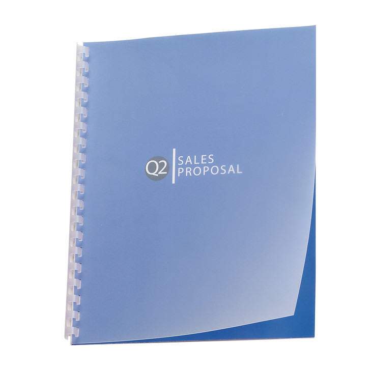 GBC Designer Premium Plus View Presentation Binding Covers, Square Corners, Frost, 25 Pieces Per Box (GBC2514499)