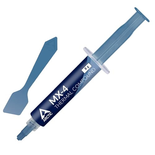ARCTIC MX-4 (incl. Spatula, 8 g) - Premium Performance Thermal Paste for All Processors (CPU, GPU - PC), Very high Thermal Conductivity, Long Durabil