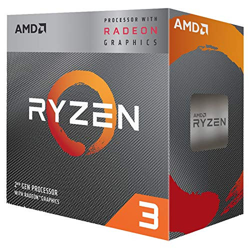 AMD Ryzen 3 3200G 4-core unlocked desktop processor with Radeon Graphics