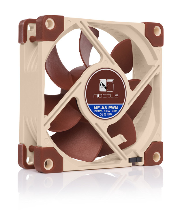 Noctua NF-A8 PWM, Premium Quiet Fan, 4-Pin (80mm, Brown)