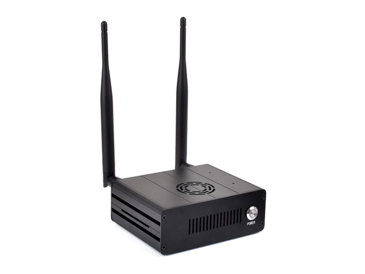 Waveshare Aluminum Alloy Case for Jetson Orin, with Camera Holder, Mini-Computer Case, Compatible with Jetson Orin Nano Super Developer Kit/Orin Nano