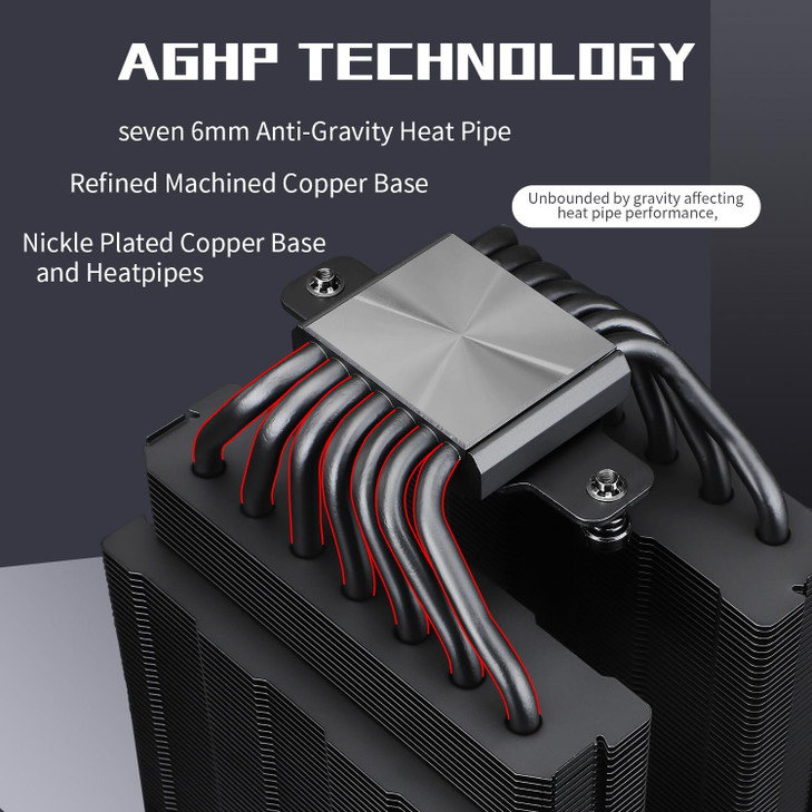 Thermalright Phantom Spirit 120 EVO CPU Air Cooler, 7 Heat Pipes CPU Cooler,Dual 120mm TL-K12 PWM Fans, AGHP 4.0 Technology, for AM4 /AM5/Intel 1851/