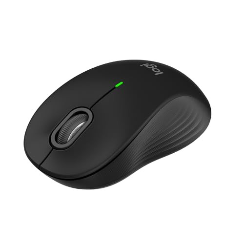 Logitech Signature M550 Wireless Mouse - for Small to Medium Sized Hands, 2-Year Battery, Silent Clicks, Bluetooth, Multi-Device Compatibility - Blac