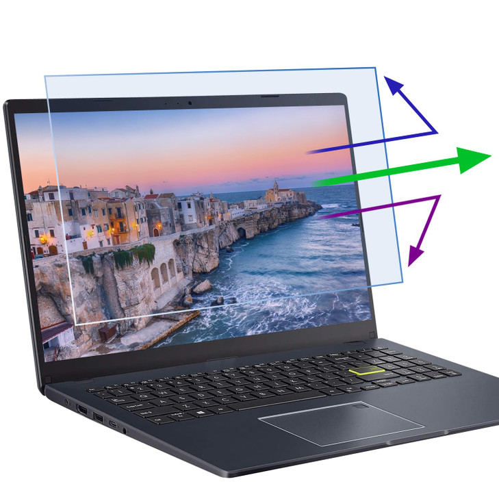 2 Pcs 14 Inch (1920x1200P) Laptop Blue Light Screen Protector, Reduce Eye Strain Anti Glare Blue Light Blocking Screen Protector for 14 with 16:10