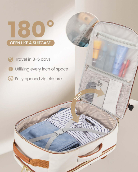 LOVEVOOK 40L Travel Backpack for Women Men,Waterproof Airline Approved Carry On Luggage Travel Essentials,TSA Carry On Backpack Personal Item Travel