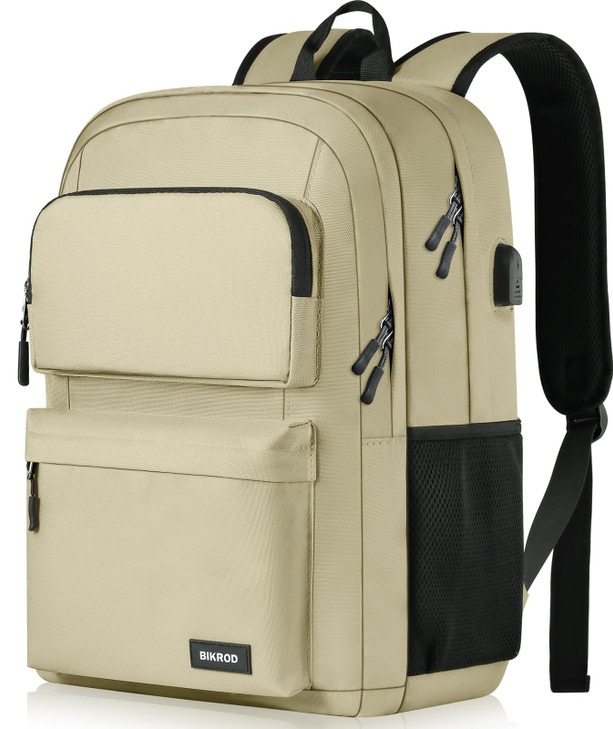 Backpack for School Teen Boys and Girls, Carry-on Lightweight Casual Bookbag with USB Charging Port Fit 15.6 Inch Notebook