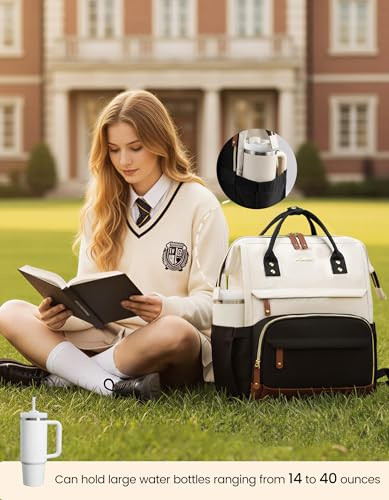 LOVEVOOK Laptop Backpack for Women, 18 Inch Work Business Backpacks Purse With Large Capacity, Waterproof Nurse Bag College Bookbag for School, Water