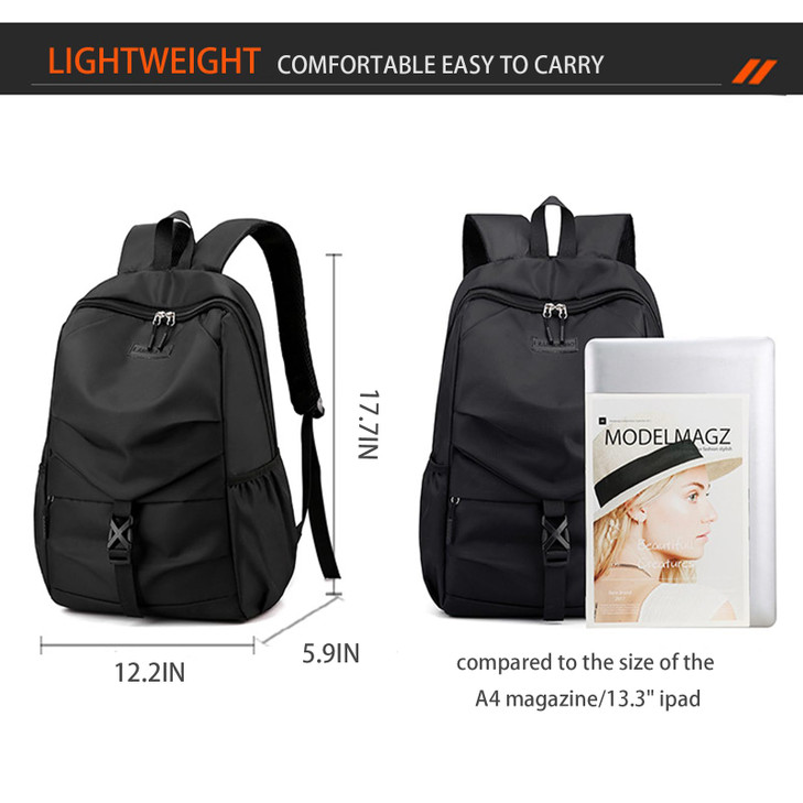 Travel Casual Daypacks,Lightweight Laptop Backpack Durable Waterproof Work Computer Bag Hiking Backpacks Business Bag (Grey)