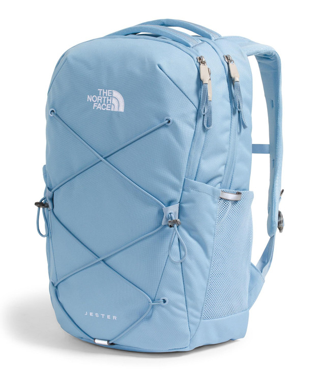 The North Face Women's Jester Everyday Laptop Backpack - Commuter Travel Bag, Laptop Sleeve, Water-Repellent, Steel Blue, One Size