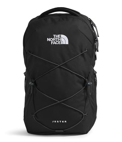 The North Face Jester Everyday Laptop Backpack - Commuter Daypack, Water Repellent, 16" Laptop Sleeve, TNF Black-NPF, One Size