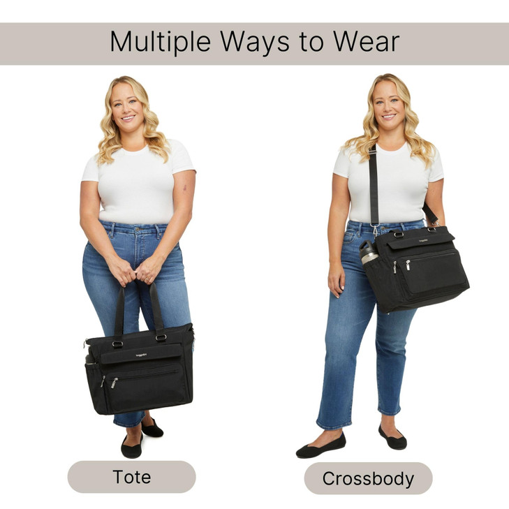 Modern Laptop Tote - Lightweight 18"x11.75" Work Tote Bag for Women - Travel Carry On Bag