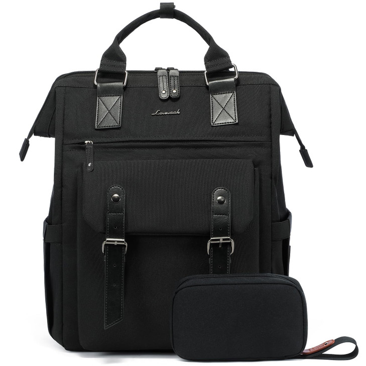 LOVEVOOK Laptop Backpack for Women, College School Backpack Student Bookbag, Teacher Work Bags Travel Backpack Purse, Business Computer Bag Commuter