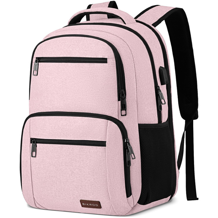 Backpack for Girls Women, School Backpack for Teen Boys, Lightweight Casual High School Bookbag, Daily-use Travel Laptop Backpack with USB Charging P