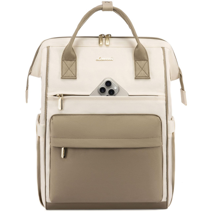 LOVEVOOK Laptop Backpack for Women, 17 Inch Work Teacher Nurse Bag, Large Capacity Business Computer Backpack Purse with USB Port, Stylish Casual Day