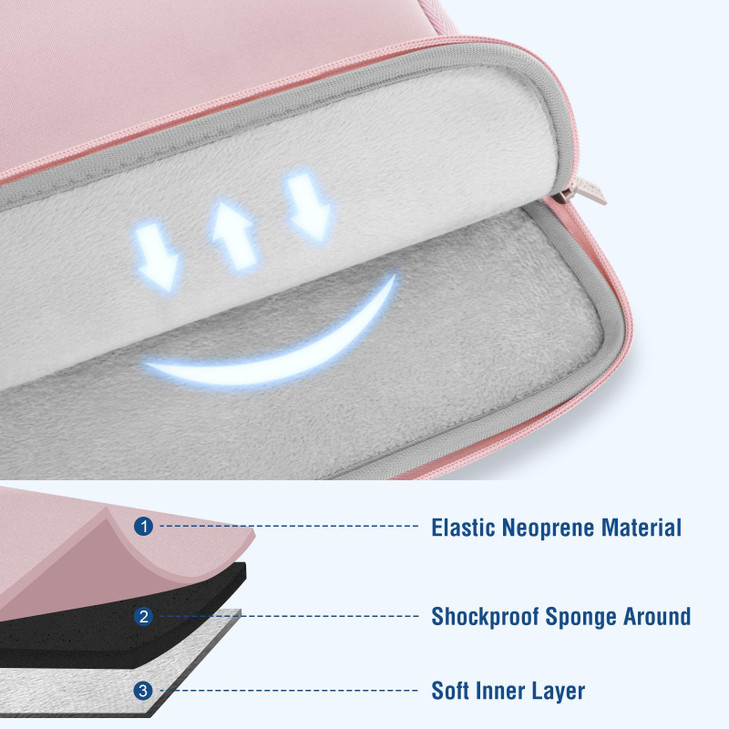 MOSISO Laptop Case 15 inch, 15 inch Laptop Sleeve Bag Compatible with MacBook Air 15 M4 A3241 M3 A3114 M2 A2941 2025 2024 2023, Dell XPS 15, Neoprene