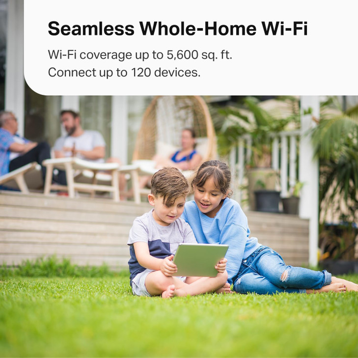 TP-Link Deco X15 Dual-Band AX1500 WiFi 6 Mesh Wi-Fi System | Replaces Routers and Extenders | Covers up to 5,600 sq.ft. | 2 Gigabit Ports per Unit, S