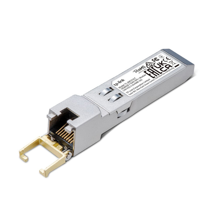 TP-Link TL-SM5310-T | 10GBase-T RJ45 SFP+ Module | 10G Copper SFP+ Transceiver | SFP+ to Ethernet | Plug and Play | Hot Pluggable | Up to 30m distanc