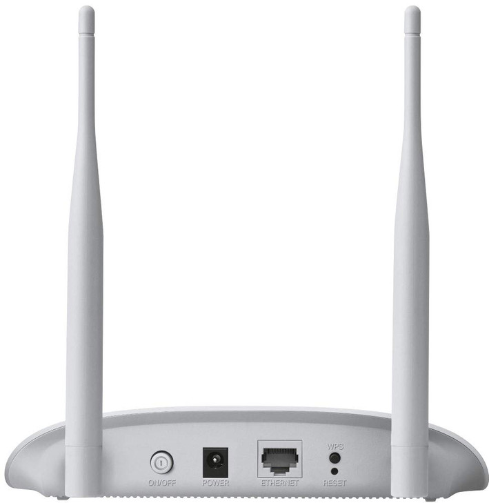 TP-Link WiFi Access Point TL-WA801N, 2.4Ghz 300Mbps, Supports Multi-SSID/Client/Bridge/Range Extender, 2 Fixed Antennas, Passive PoE Injector Include