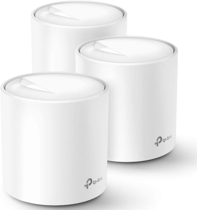 TP-Link Deco WiFi 6 Mesh System (Deco X20) - Covers up to 5800 Sq.Ft, Replaces Wireless Routers and Extenders, 3-Pack, 6 Ethernet Ports in Total, Sup