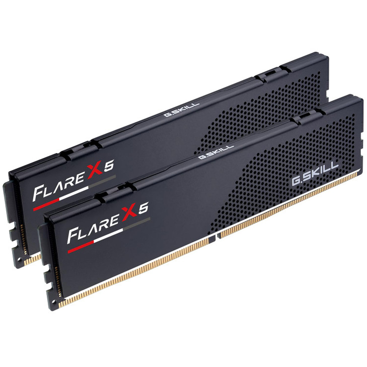 G.SKILL Flare X5 Series DDR5 RAM (AMD Expo) 32GB (2x16GB) 6000MT/s CL30-38-38-96 1.35V Desktop Computer Memory U-DIMM - Matte Black (F5-6000J3038F16G