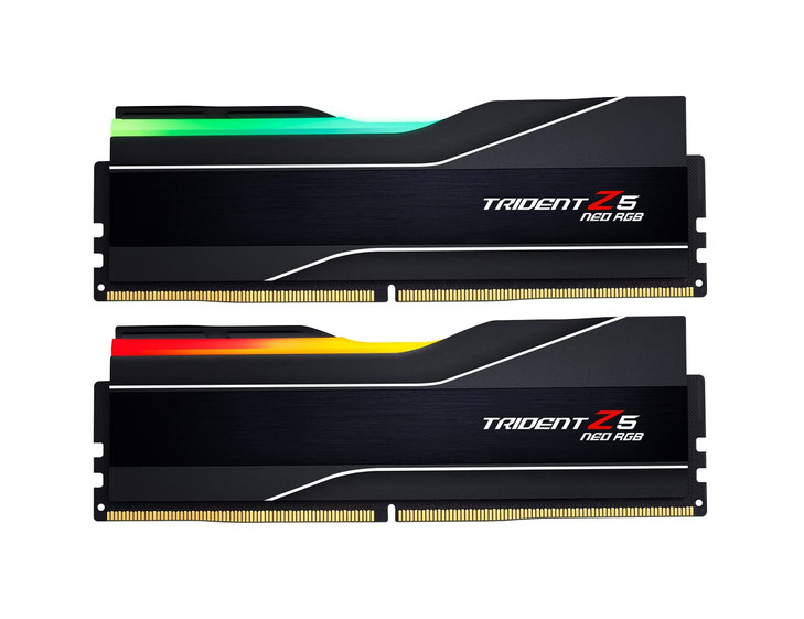G.SKILL Trident Z5 Neo RGB Series DDR5 RAM (AMD Expo) 32GB (2x16GB) 6000MT/s CL30-38-38-96 1.35V Desktop Computer Memory U-DIMM - Matte Black (F5-600