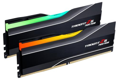 G.SKILL Trident Z5 Neo RGB Series DDR5 RAM (AMD Expo & Intel XMP 3.0) 32GB (2x16GB) 6000MT/s CL36-36-36-96 1.35V Desktop Computer Memory U-DIMM - Mat
