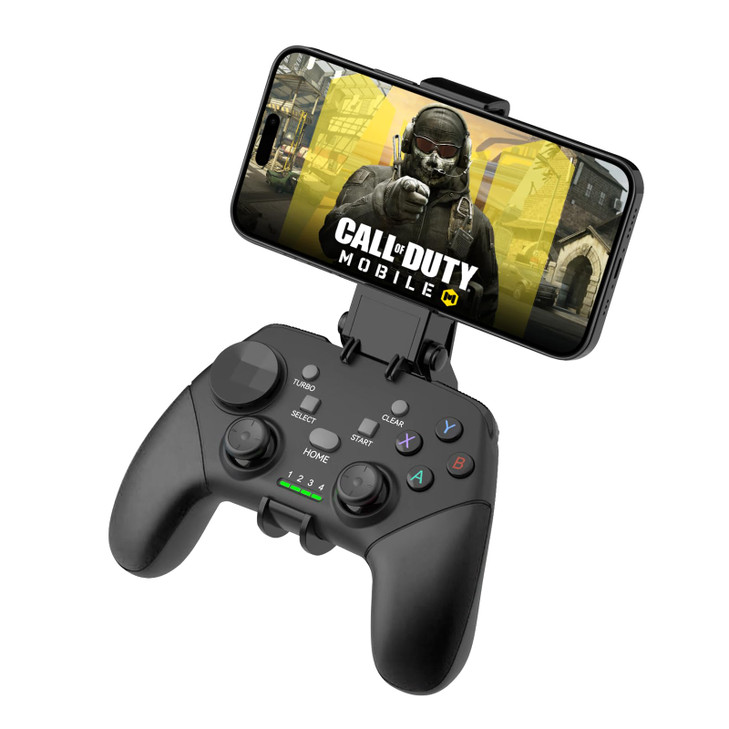 Joso Wireless Mobile Gaming Controller for iPhone, Android, iPad, Tablet, PC, Phone Controller with Phone Clip Supports Cloud Game, COD Mobile, Gensh