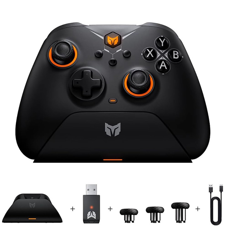 BIGBIG WON Wireless Controller Gale PC Controllers Motion Aiming, Hall Trigger, 4 Custom Buttons, App Control Game Controller for PC/Switch/iOS/Andro