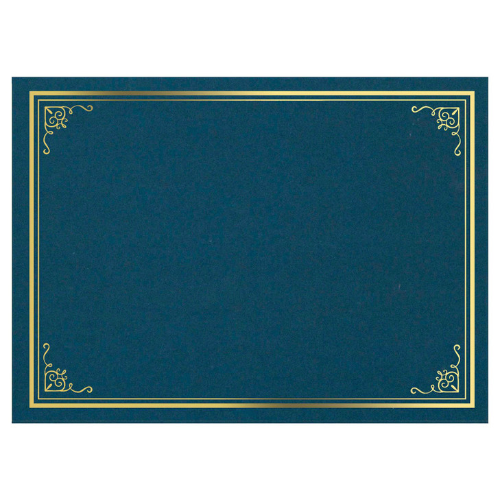 Geographics Vintage Certificate Holders 8.5" x 11", Tree-Free Diploma, & Certificate Covers, Document Award Folder, Certificate Holder with Gold Foil
