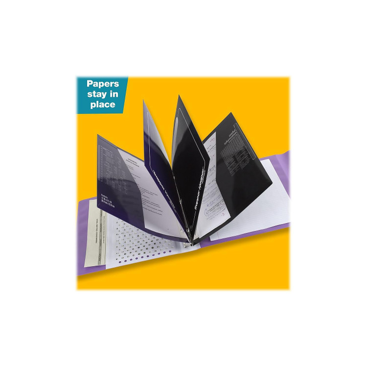 Mead Trapper Keeper Binder, Retro Design, 1 Inch Binder with Folders and Pockets, Holds 8-1/2" x 11" Paper, Palm Trees (260038FDE1-ECM)