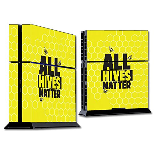 MightySkins Skin Compatible with Sony Playstation PS4 Console  All Hives Matter | Protective, Durable, and Unique Vinyl Decal wrap Cover | Easy to A