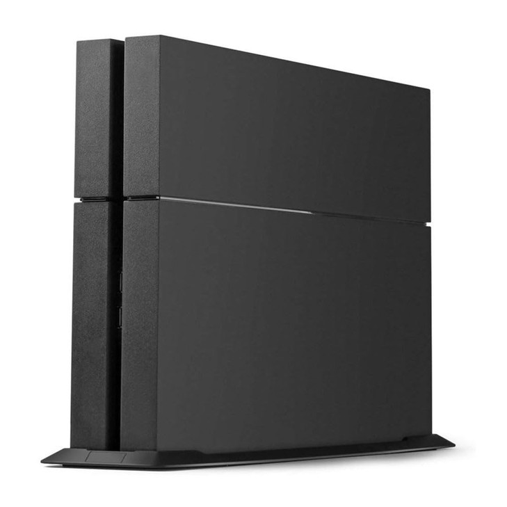 KlsyChry Vertical Stand for PS4 PlayStation 4 Console with Built-in Cooling Vents and Non-Slip Feet (Black)