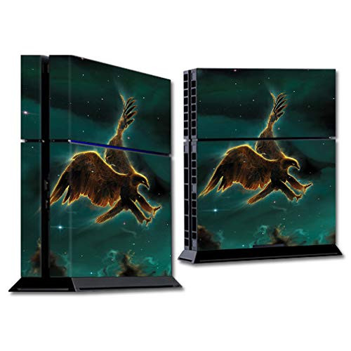 MightySkins Skin Compatible with Sony PS4 Console - Eagle Galaxy | Protective, Durable, and Unique Vinyl Decal wrap Cover | Easy to Apply, Remove, an