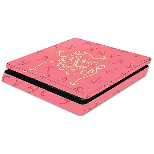MightySkins Skin Compatible with Sony PS4 Slim Console - Refuse to Sink | Protective, Durable, and Unique Vinyl Decal wrap Cover | Easy to Apply, Rem