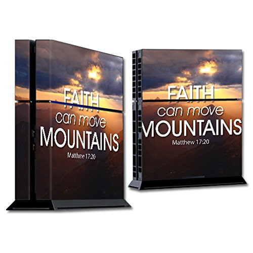 MightySkins Skin Compatible with Sony PS4 Console - Move Mountains | Protective, Durable, and Unique Vinyl Decal wrap Cover | Easy to Apply, Remove,