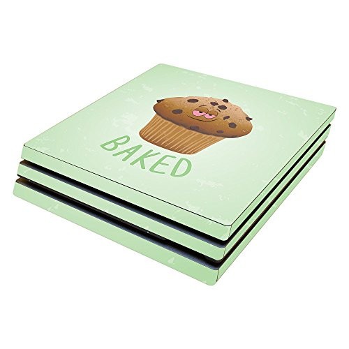 MightySkins Skin Compatible with Sony PS4 Pro Console - Baked | Protective, Durable, and Unique Vinyl Decal wrap Cover | Easy to Apply, Remove, and C