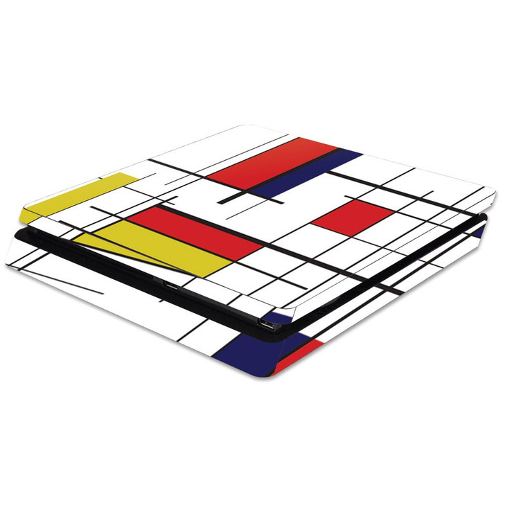 MightySkins Skin Compatible with Sony PS4 Slim Console - Deco | Protective, Durable, and Unique Vinyl Decal wrap Cover | Easy to Apply, Remove, and C