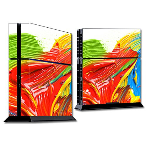 MightySkins Skin Compatible with Sony Playstation 4 PS4 Console Case wrap Cover Sticker Skins Paint Strokes