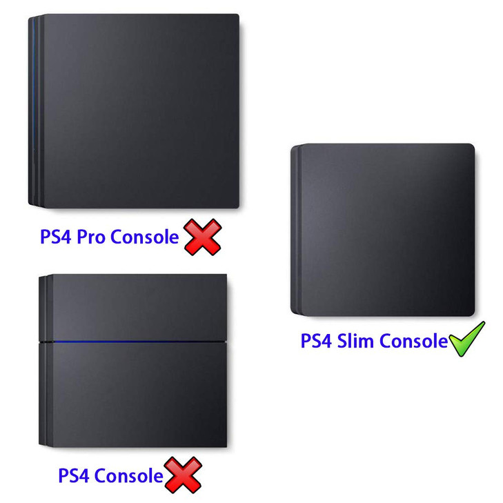 eXtremeRate Gray Horizontal Dust Cover for PS4 Slim Soft Neat Lining Dust Guard, Anti Scratch Waterproof Cover Protector Sleeve