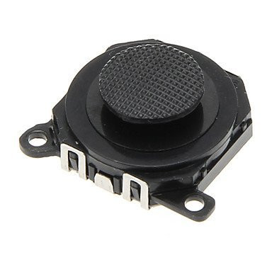 Replacement Parts Analog 3D Button Thumbstick Stick Joystick Rocker with Cap for PSP 1000 1001 Console Black
