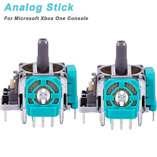 Zerone 3D Joystick Axis Analog Sensor Replacement Module, Replacement Analog Stick Joystick Parts for One Game Console Controller Repairing (4)
