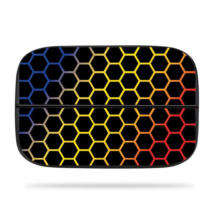 MightySkins Skin Compatible with Elgato Game Capture hd60s - Primary Honeycomb | Protective, Durable, and Unique Vinyl Decal wrap Cover | Easy to App